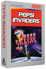 Atari 2600 Kartuşları — Pepsi Invaders-3d Atari 2600 Kartuşları — Pepsi Invaders-3d